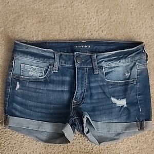 Aeropostale Blue Denim Shorts